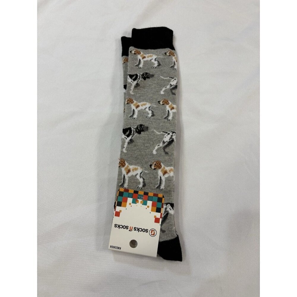 Socks N Socks Womens One Size Pointer Dog Kneehigh Graphic Socks 1 Pair
